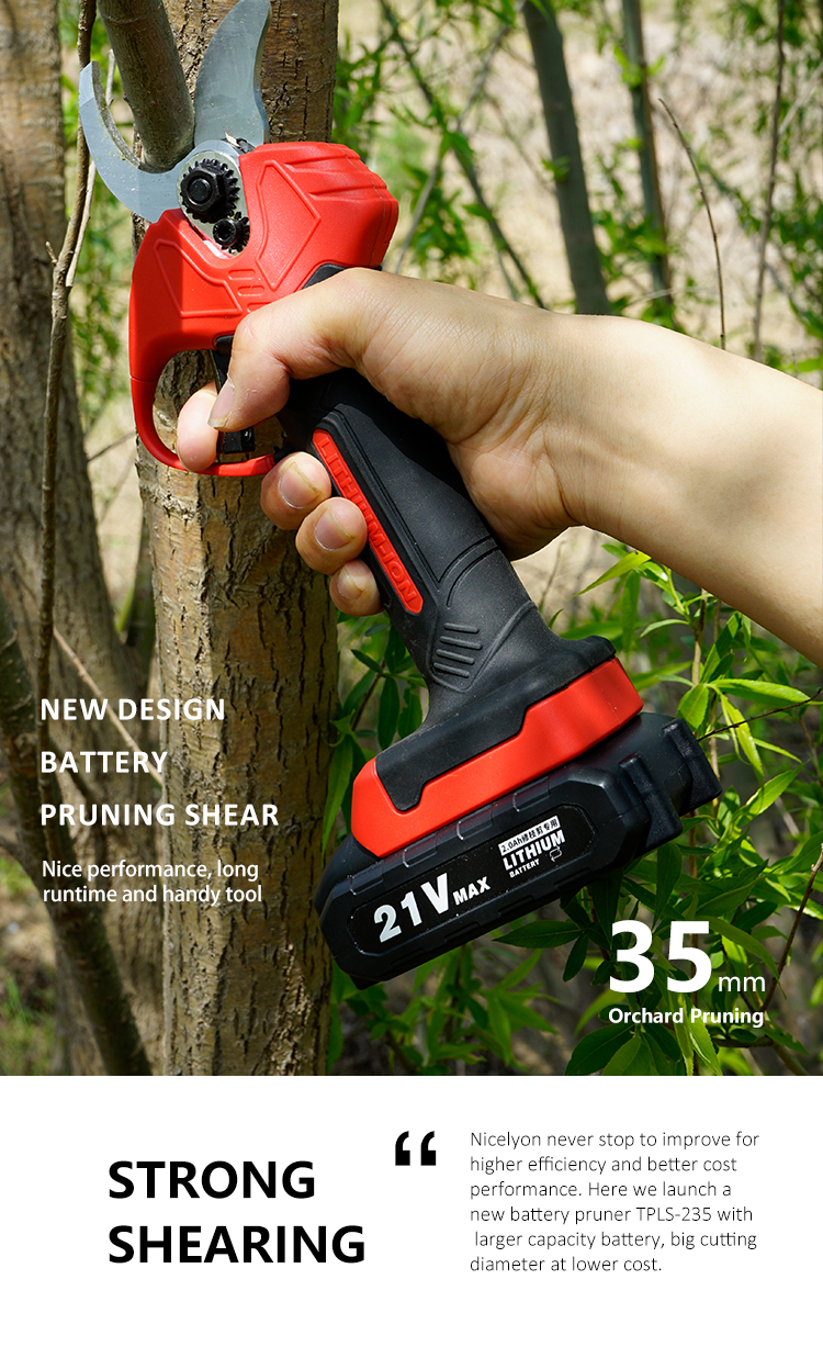 manufacturers of battery-powered pruners